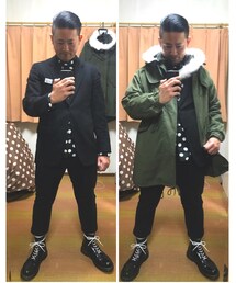 🔸基本コーデ🐷✨ | 🔸幸せのケロ色🐸モッズコート(M65)(その他)