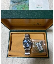 🔸さよならロレックス😢 | 🔸23年間ありがトン🐷✨ ref14000 エアキング(青文字盤)(その他)