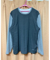 GANRYU | 🔸ガンリュウ　袖切り返しカットソー(グレー)(Tシャツ/カットソー)