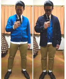 🔸今日のお仕事コーデ🐷✨ | 🔸🦊カーディガン　キレイめスタイル🐷✨(その他)