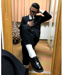 🔸いつもの座りタバポ🐷🚬‼️ | 🔸ギャルソンヴィンテージ　セットアップ😎✨(その他)