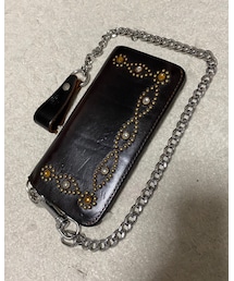 HTC | 🔸エイチティーシー　スタッズ長財布＋ウォレットチェーン(ウォレットチェーン)