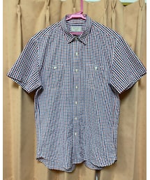 Maison Kitsune | メゾンキツネ　ギンガムチェック半袖シャツ(トリコ)(シャツ/ブラウス)