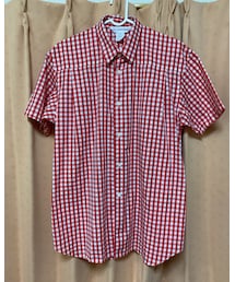 COMME des GARCONS SHIRT | 🔸コムデギャルソンシャツ　ギンガムチェック半袖シャツ(赤)(シャツ/ブラウス)