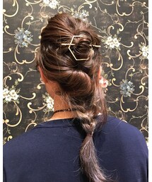 ヘアアレンジ💚✂️ | その他