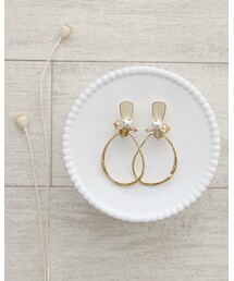 KIKI | クリームブリュレ　No.3(イヤリング)