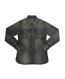 naked sun | ユーズド加工ウエスタンデニムシャツ(シャツ/ブラウス)