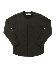 Curly | ノーカラー中綿ジャケット(ノーカラージャケット)