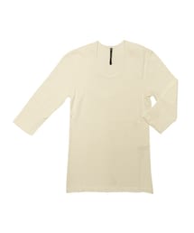 THEE OLD CIRCUS | スパンテレコUネック七分カットソー(Tシャツ/カットソー)