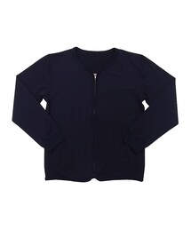 裏毛ジップカーディガン(カーディガン/ボレロ)