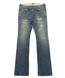 naked sun | ストレッチタイトフレアデニムリペア(デニムパンツ)