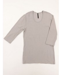 THEE OLD CIRCUS | スパンテレコUネック七分カットソー(Tシャツ/カットソー)