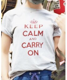 United Athle | 福岡のミリタリーショップ SWATさんで入手。WW2の時にイギリスで作られた標語！「冷静に、戦い続けよ」「落ち着いてき今やるべきことをやれ」みたいな意味！いいこと言うよねー！(Tシャツ/カットソー)