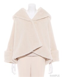 2016　Autumn&Winter　e-MOOK掲載商品 フェイクファーフードコート(スカート)