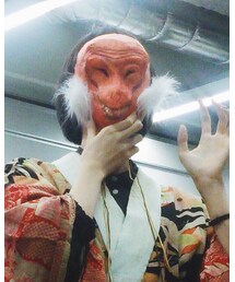 清水イズ | 渋谷のモノノケ市で購入した、清水イズさんの鵺の猿面です！(その他)