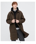 UNIQLO(ユニクロ)の「ジャケット/アウター(ステンカラーコート)」