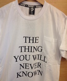 UNKNOWN. | UNKNOWN 2014 SUMMER/SPRING "THE THING YOU WILL NEVER KNOW" T-SHIRT(Tシャツ/カットソー)