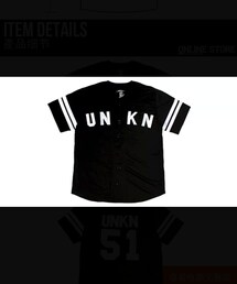 UNKNOWN 原創潮牌 2014 春夏 UNKN 51 棒球服t恤(カーディガン/ボレロ)