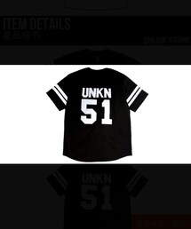 UNKNOWN 原創潮牌 2014 春夏 UNKN 51 棒球服t恤(カーディガン/ボレロ)