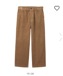 GU | コーデュロイワイドパンツ(その他パンツ)