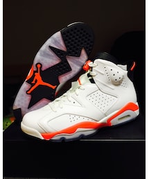 JORDAN BRAND | AIR JORDAN 6 RETORO INFRARED/White(スニーカー)