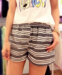 mstory | 條紋短褲(その他パンツ)