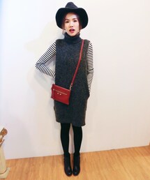 mstory | 高領背心洋裝
(ワンピース)