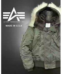 Alpha Industries | N-2B MIL-J-6278F SIZE : LARGE(ミリタリージャケット)
