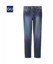 GU | デニムルックイージーパンツ(パンツ)