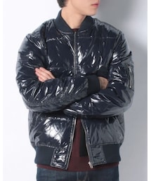 URBAN RESEARCH | シャイニーダウンMA－1ジャケット - ur outlet(ダウンジャケット/コート)