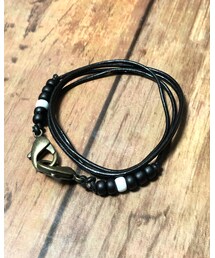 Handmade | カラービーズ　マスクコード・ブレスレット(アクセサリー)