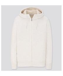 UNIQLO | ボアスウェットフルジップパーカ（長袖）(パーカー)