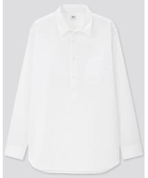 UNIQLO | エクストラファインコットンプルオーバーシャツ（XL）(シャツ/ブラウス)