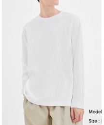 GU | ソフトコットンクルーネックT（XL）(Tシャツ/カットソー)