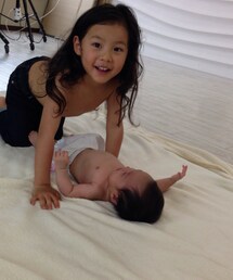 NO | 撮影のひとコマ♡
兄妹写真。(その他パンツ)