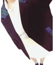 コート有りばーじょん👽🌟 | Ehyphen × Harris Tweed(チェスターコート)