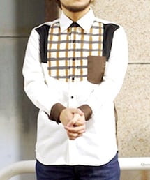 NIRAME.CO | マーブルチョコレートしゃつ(シャツ/ブラウス)