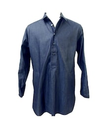 PHABLIC×KAZUI ファブリックバイカズイ チェンジカラー プルオーバーシャツ NAVY(シャツ/ブラウス)