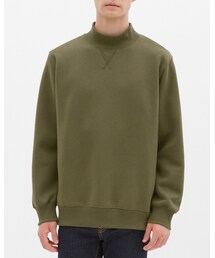 GU | スウェットモックネックシャツ(スウェット)
