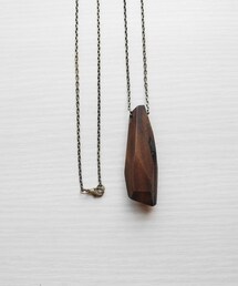 不規則造型木墜Random Shape Wood Necklace(ネックレス)