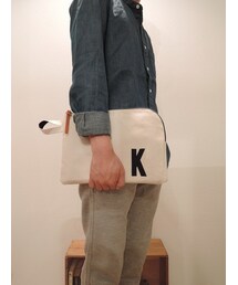 Butler Verner Sails | Butler Verner Sails-10号パラフィンキャンバス ジップクラッチバッグ(クラッチバッグ)