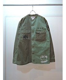 SALTWATER COWBOY | SALT WATER COWBOY-DOODLE UTILITY JACKET(ミリタリージャケット)