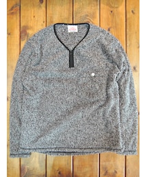 melple | melple-エアーフリースVネック(その他トップス)