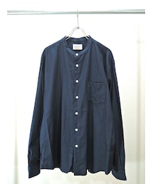 MANUAL ALPHABET | MANUAL ALPHABET-ビエラLOOSE FIT バンドカラーシャツ(シャツ/ブラウス)