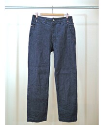 melple | melple-フリンジデニムワイドトラウザー(デニムパンツ)