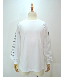 modem design | modem design-U.S. COTTON ARM PRINT L/S T-SHIRT(M-1701156)(Tシャツ/カットソー)