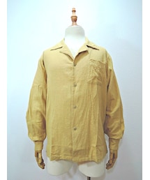 modem design | modem design-NAPPING OPEN COLLAR SHIRT(M-1703751)(シャツ/ブラウス)
