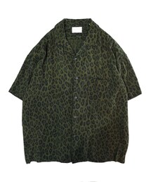 MANUAL ALPHABET | MANUAL ALPHABET-LEOPARD OPEN COLLAR SHT(シャツ/ブラウス)