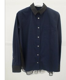 sacai luck | sacai luck バックシフォンシャツ
(シャツ/ブラウス)