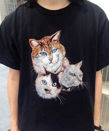  | 古着 猫T(Tシャツ/カットソー)
